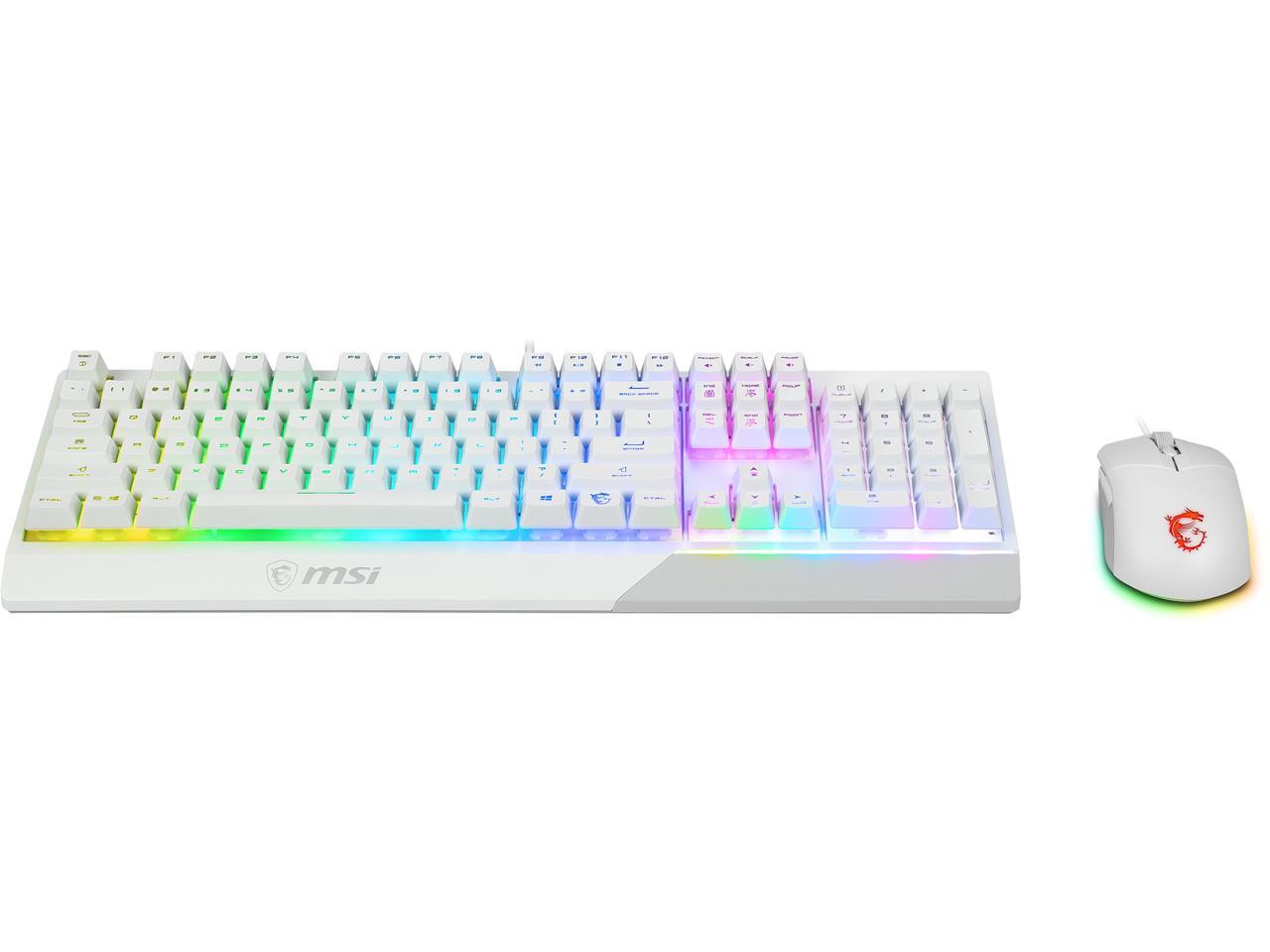 Keyboard Mouse Bundle Gaming - ชุดคีย์บอร์ดเกมมิ่ง MSI Vigor GK30 และเมาส์ GM11,