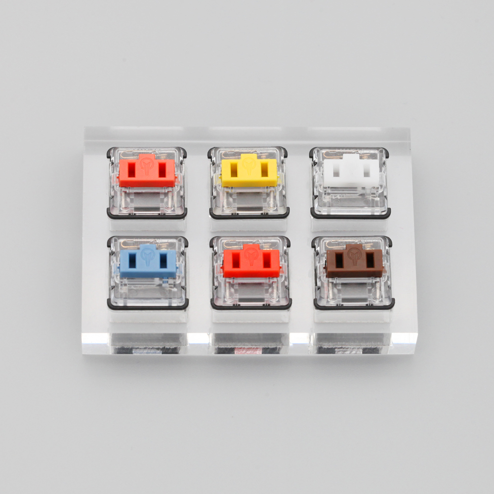 Gaming Keyboard Tester - อะคริลิคSwitch Tester 2X3 Kailh Choc Low