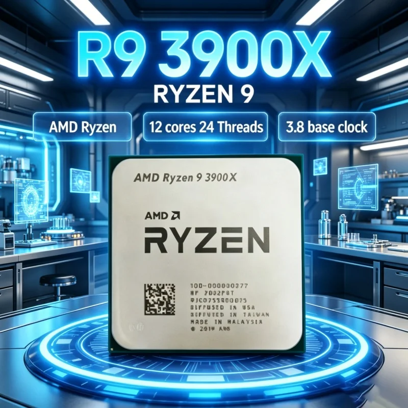 Amd Cpu Ryzen 9 - โปรเซสเซอร์ AMD Ryzen 9 3900X แบบปลดล็อค