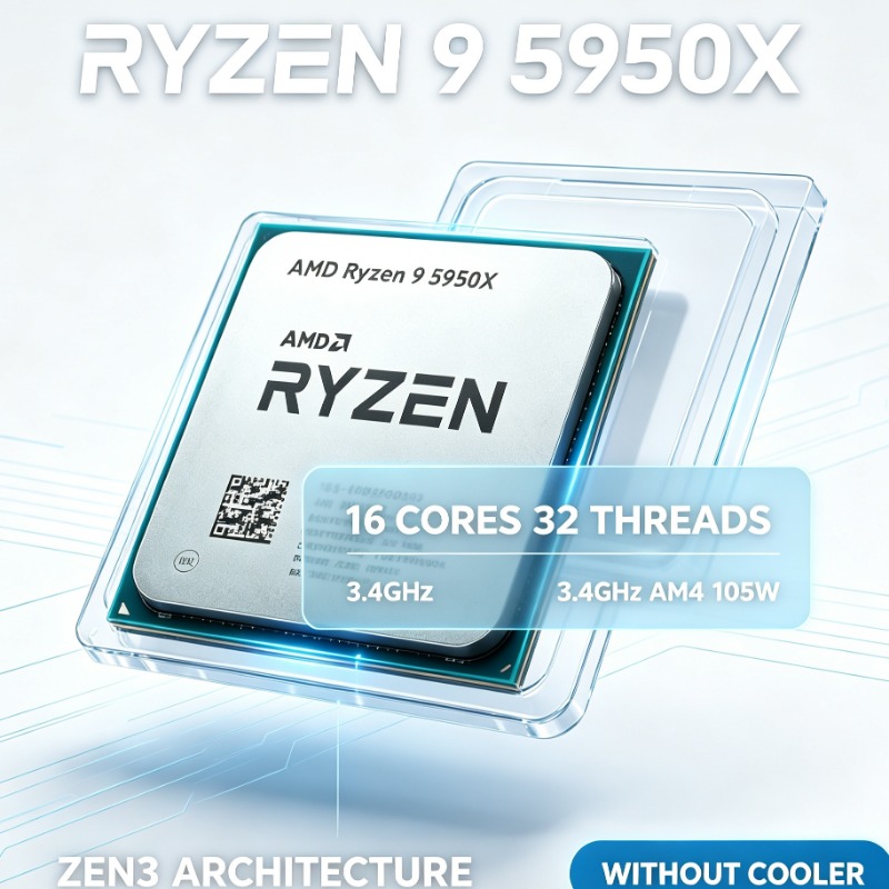 Amd Cpu Ryzen 9 - AMD Ryzen 9 5950X 16 คอร์