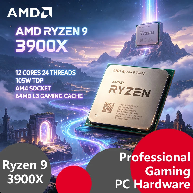Amd Cpu Ryzen 9 - AMD Ryzen 9 3900X รุ่น Tray
