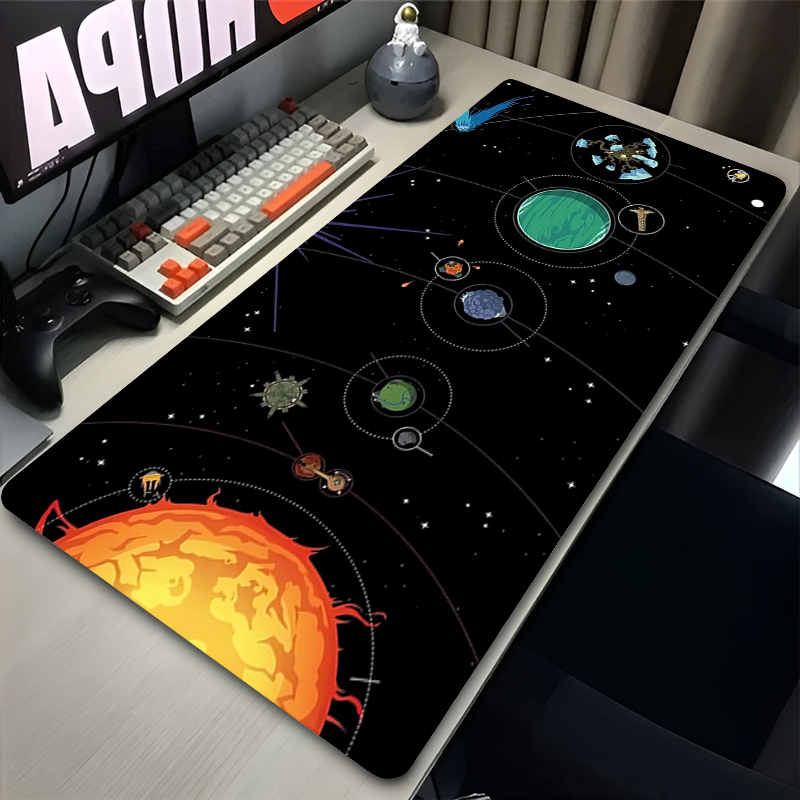 Keyboard Mouse Bundle Gaming - แผ่นรองเมาส์ XXL อะนิเมะ Gamer ป่าด้านนอก Mousepad