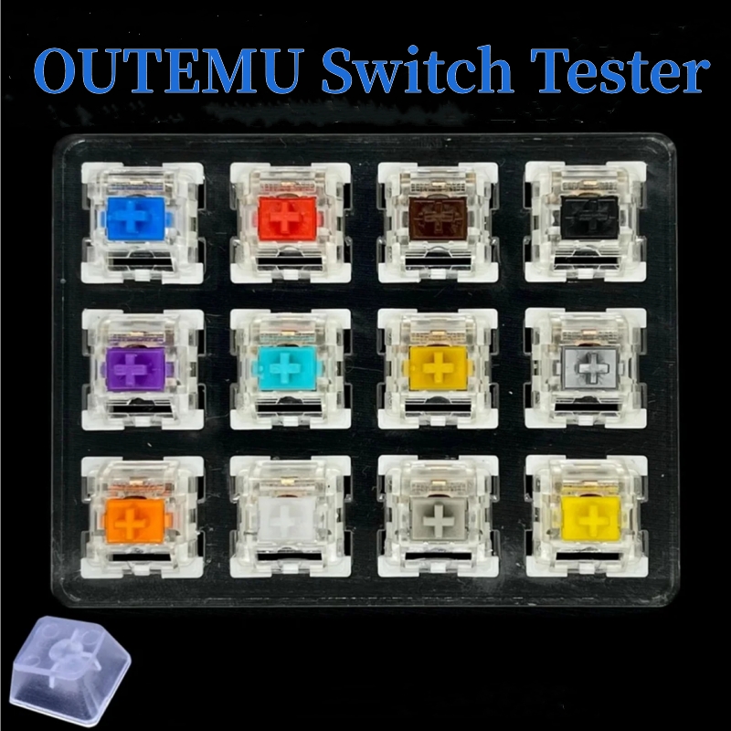 Gaming Keyboard Tester - Outemu เครื่องทดสอบสวิทช์สําหรับคีย์บอร์ดเกมสวิทช์ 9 12 Key Blue