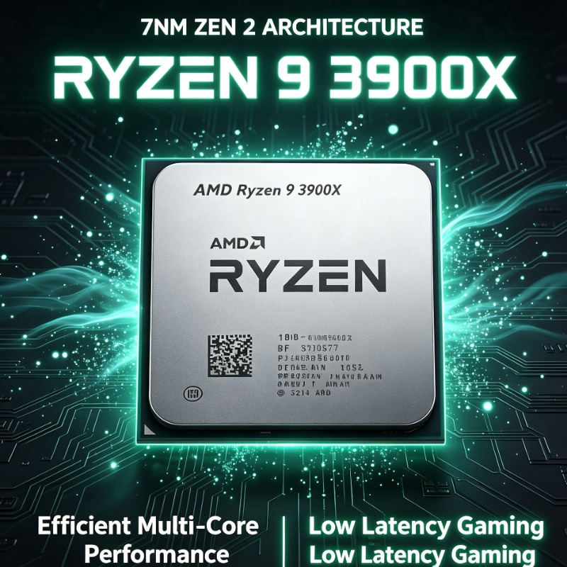 Amd Cpu Ryzen 9 - AMD Ryzen 9 3900X โปรเซสเซอร์เดสก์ท็อป 12
