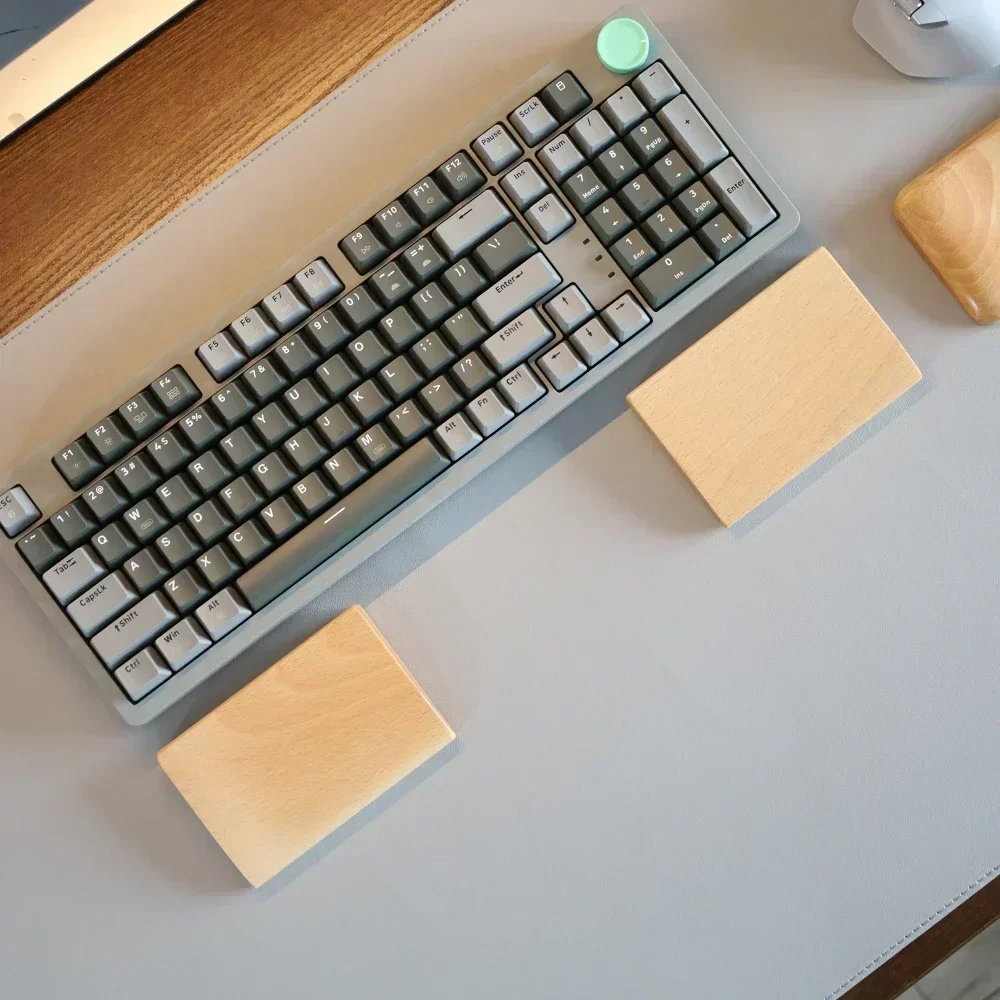 ไม้วอลนัท Plam REST ที่กําหนดเ - Wrist Rest Wood บทวิจารณ์และราคา