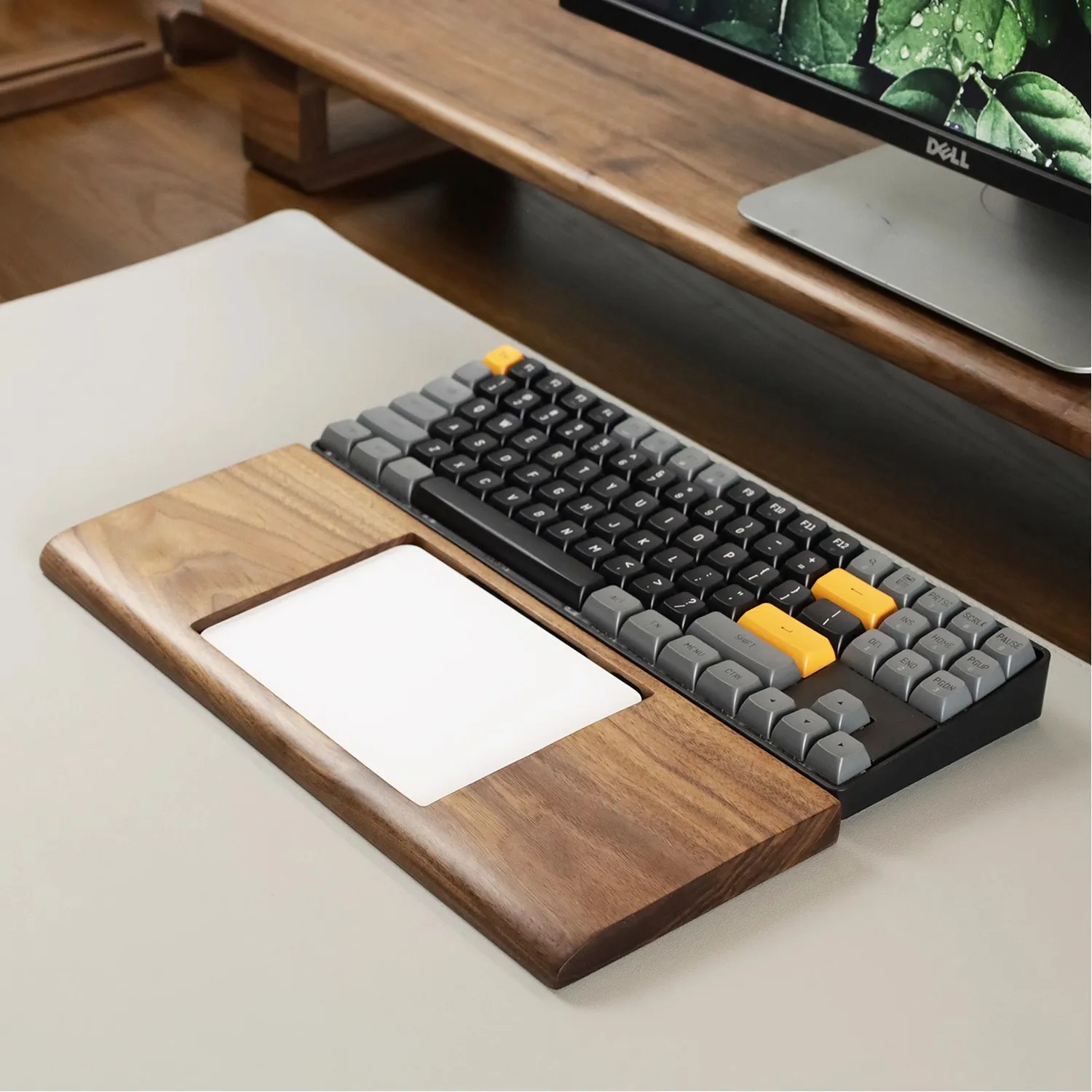 ที่วางข้อมือคีย์บอร์ดแบบกำหนดเ - Wrist Rest Wood บทวิจารณ์และราคา