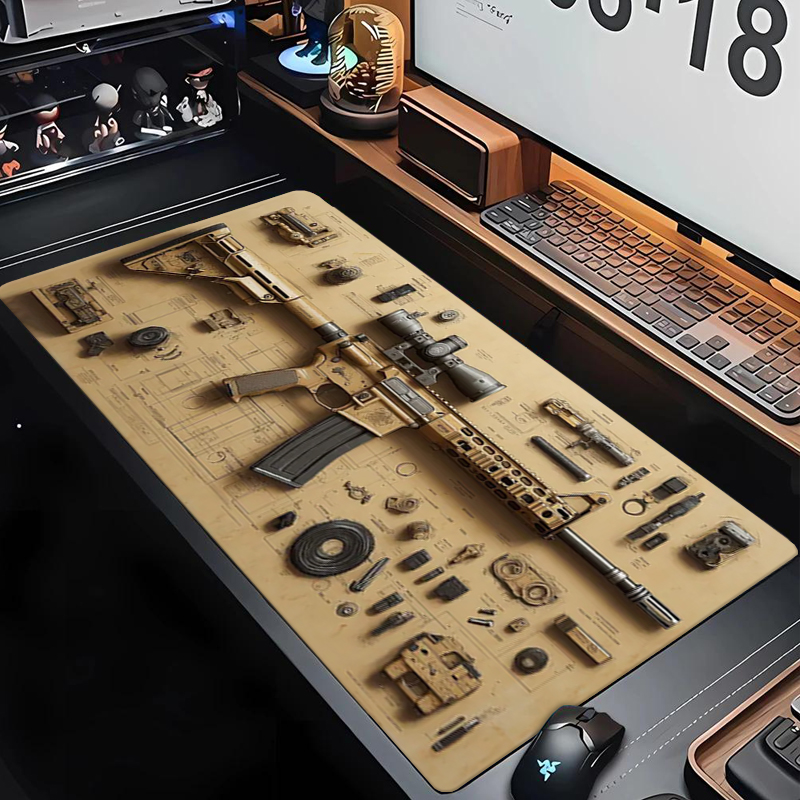 แผ่นรองเมาส์สำหรับเล่นเกมแบบนุ - Gaming Keyboard Mouse บทวิจารณ์และราคา