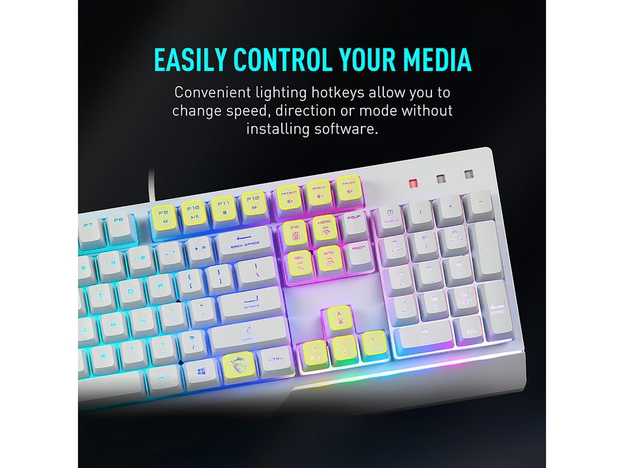 ชุดคีย์บอร์ดเกมมิ่ง MSI Vigor  - Keyboard Mouse Bundle Gaming บทวิจารณ์และราคา