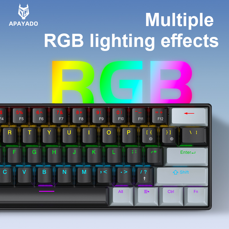 APAYADO K61 Mini Mechanical Ke - Keyboard Gaming Blue Switch บทวิจารณ์และราคา