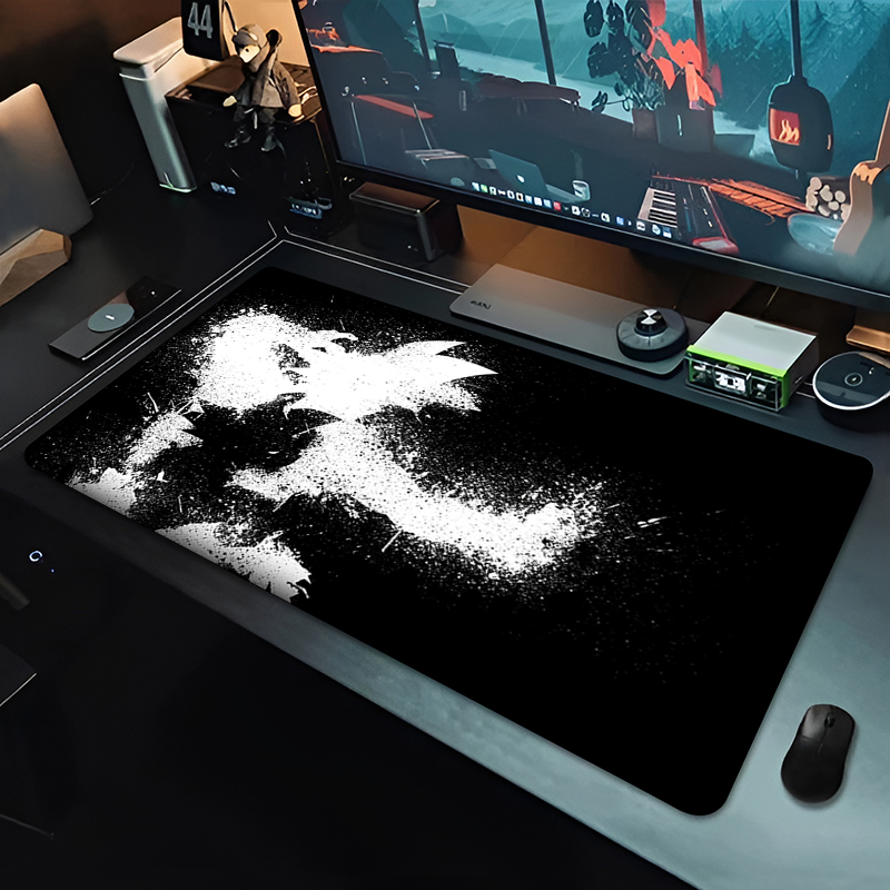 แผ่นรองเมาส์อนิเมะ DBZ สีดำ ลา - Gaming Keyboard High Ground บทวิจารณ์และราคา