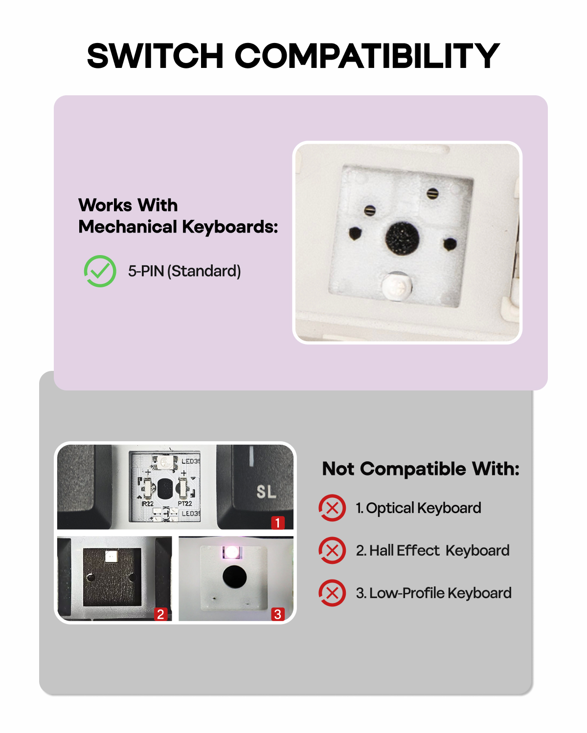 100 ชิ้น EPOMAKER ชุดสวิตช์สัม - Keyboard Lube Kit บทวิจารณ์และราคา