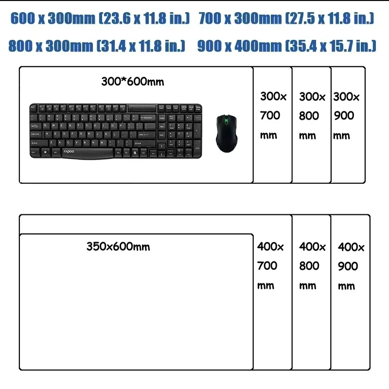 แผ่นรองเมาส์อนิเมะ Mairuige XX - Gaming Keyboard Mouse บทวิจารณ์และราคา