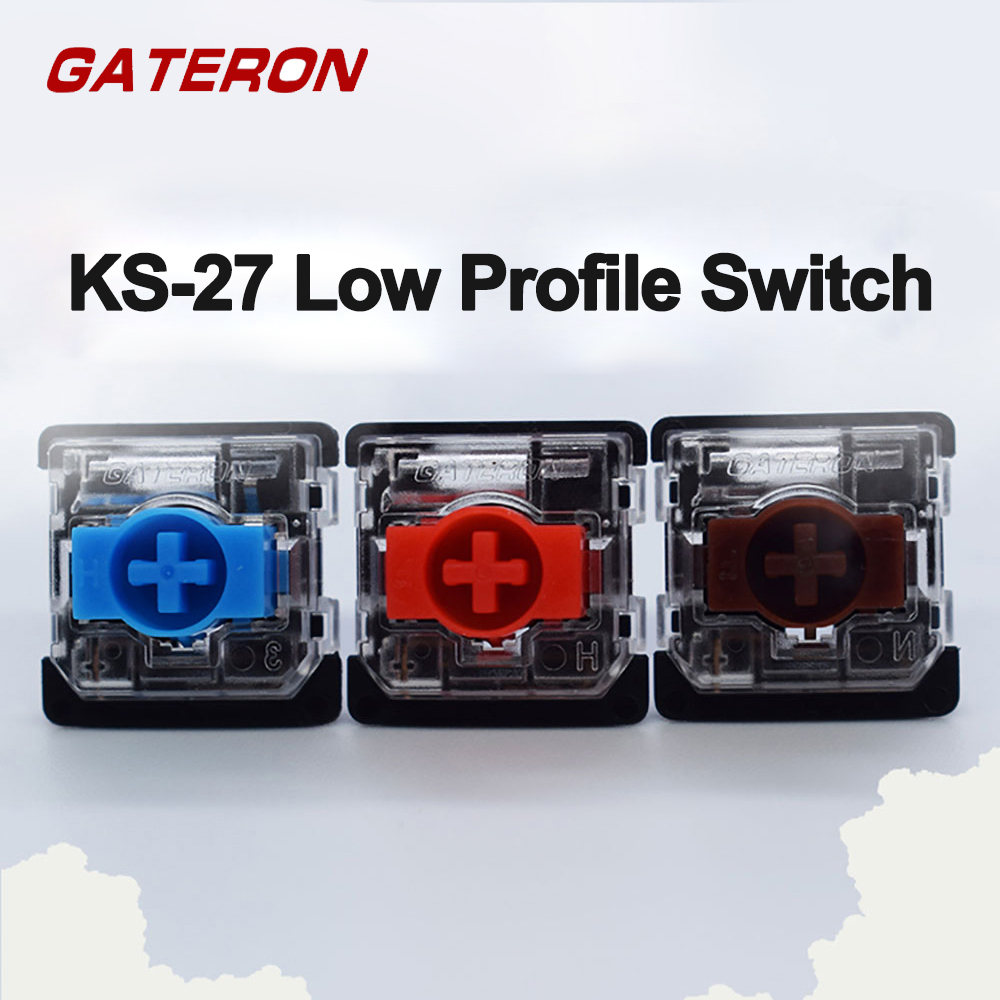 Gateron Low Profile สำหรับแป้น - Gaming Keyboard Tester บทวิจารณ์และราคา
