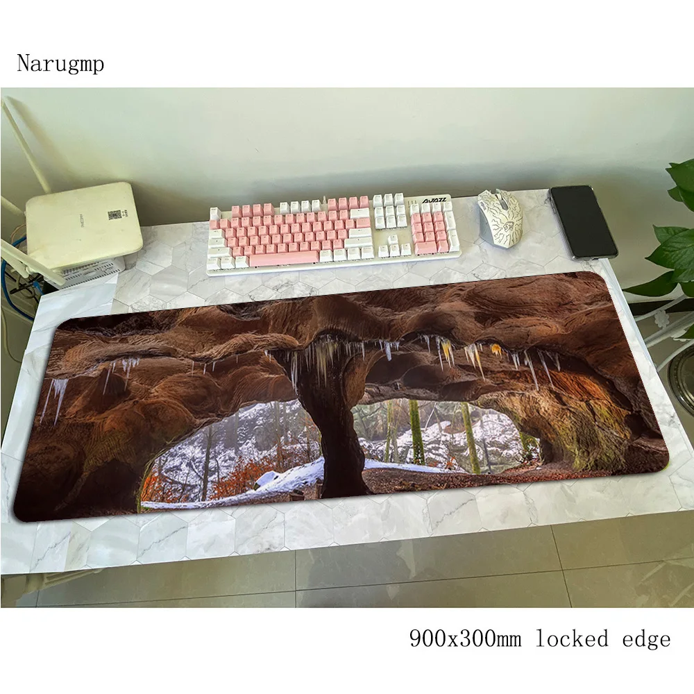 Caves แผ่นรองเมาส์ 90x30 ซม.mo - Gaming Keyboard Best บทวิจารณ์และราคา