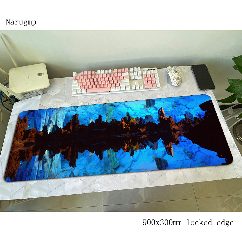 Caves แผ่นรองเมาส์ 90x30 ซม.mo - Gaming Keyboard Best บทวิจารณ์และราคา