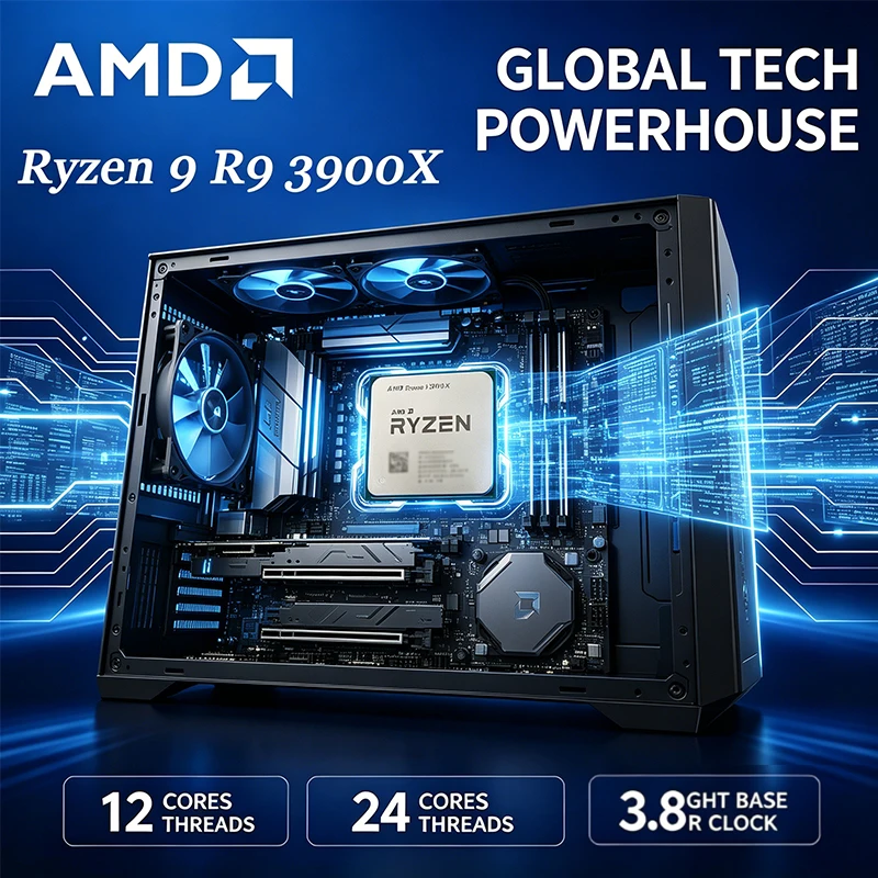 AMD Ryzen 9 3900X รุ่น Tray Un - Amd Cpu Ryzen 9 บทวิจารณ์และราคา