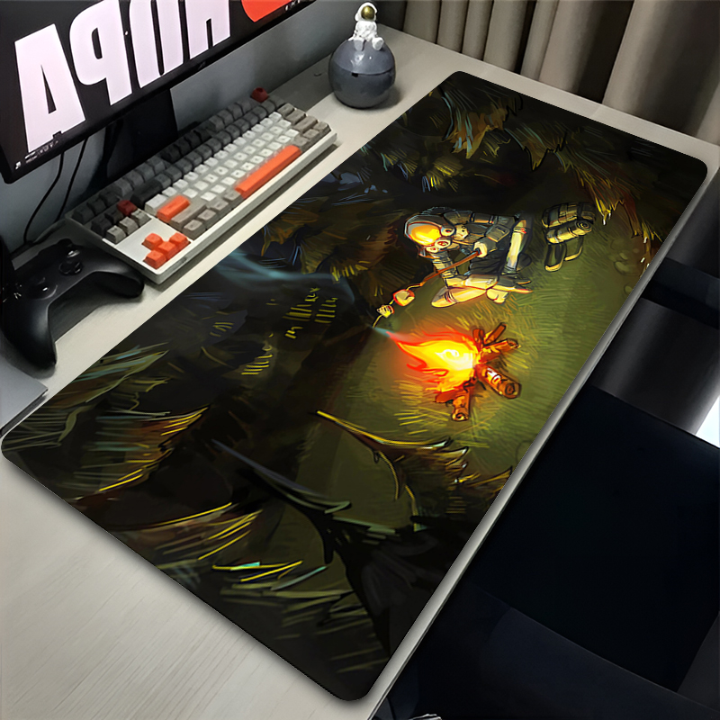 แผ่นรองเมาส์ XXL อะนิเมะ Gamer - Keyboard Mouse Bundle Gaming บทวิจารณ์และราคา