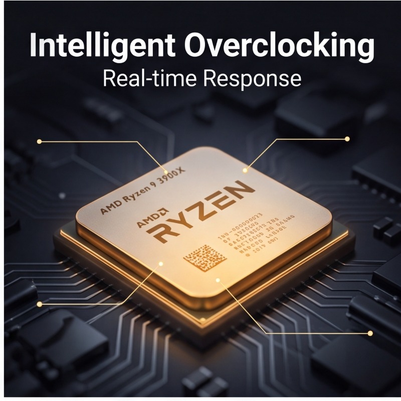 โปรเซสเซอร์ Ryzen 9 3900X สำหร - Amd Cpu Ryzen 9 บทวิจารณ์และราคา
