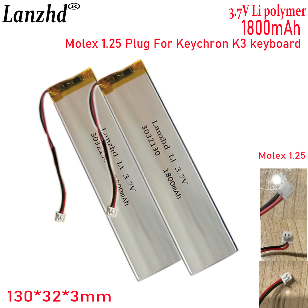1-20 ชิ้น 3032130 3.7V 1800mAh - Gaming Keyboard Tester บทวิจารณ์และราคา