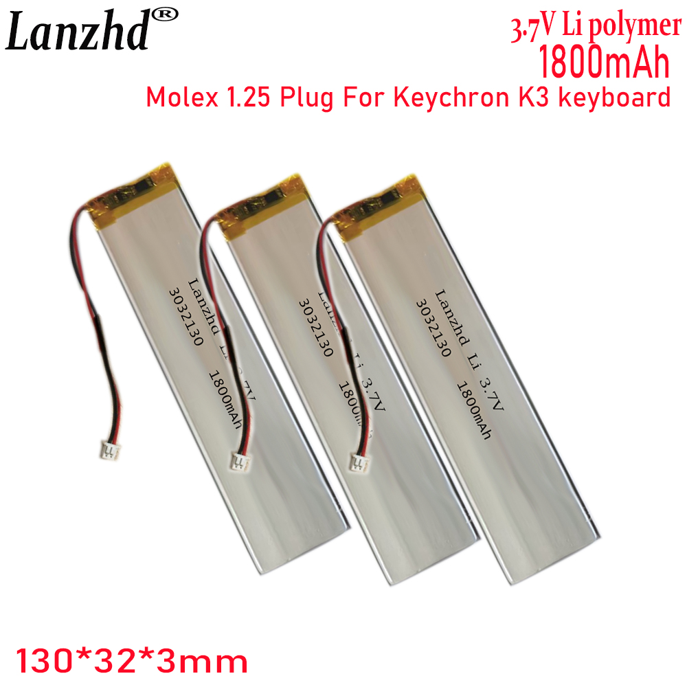 1-20 ชิ้น 3032130 3.7V 1800mAh - Gaming Keyboard Tester บทวิจารณ์และราคา