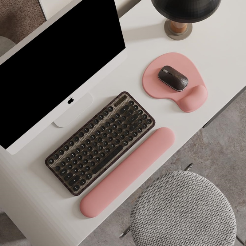 แผ่นรองเมาส์ตามหลักสรีรศาสตร์ซ - Keyboard Mouse Bundle Gaming บทวิจารณ์และราคา